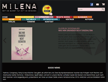 Tablet Screenshot of milena-verlag.at